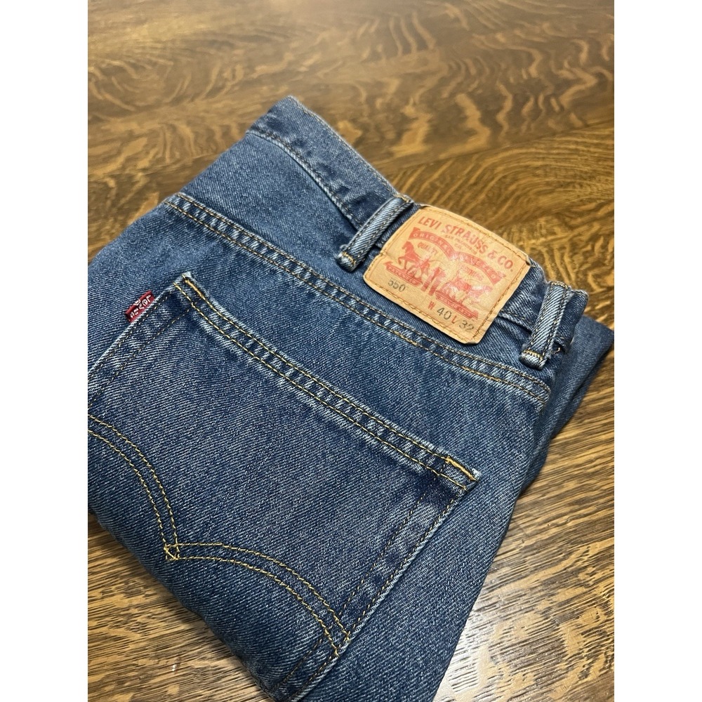 Levi's 550 Jeans Mens 40x32 Medium Wash Relaxed Fit‎ Tapered Denim Blue